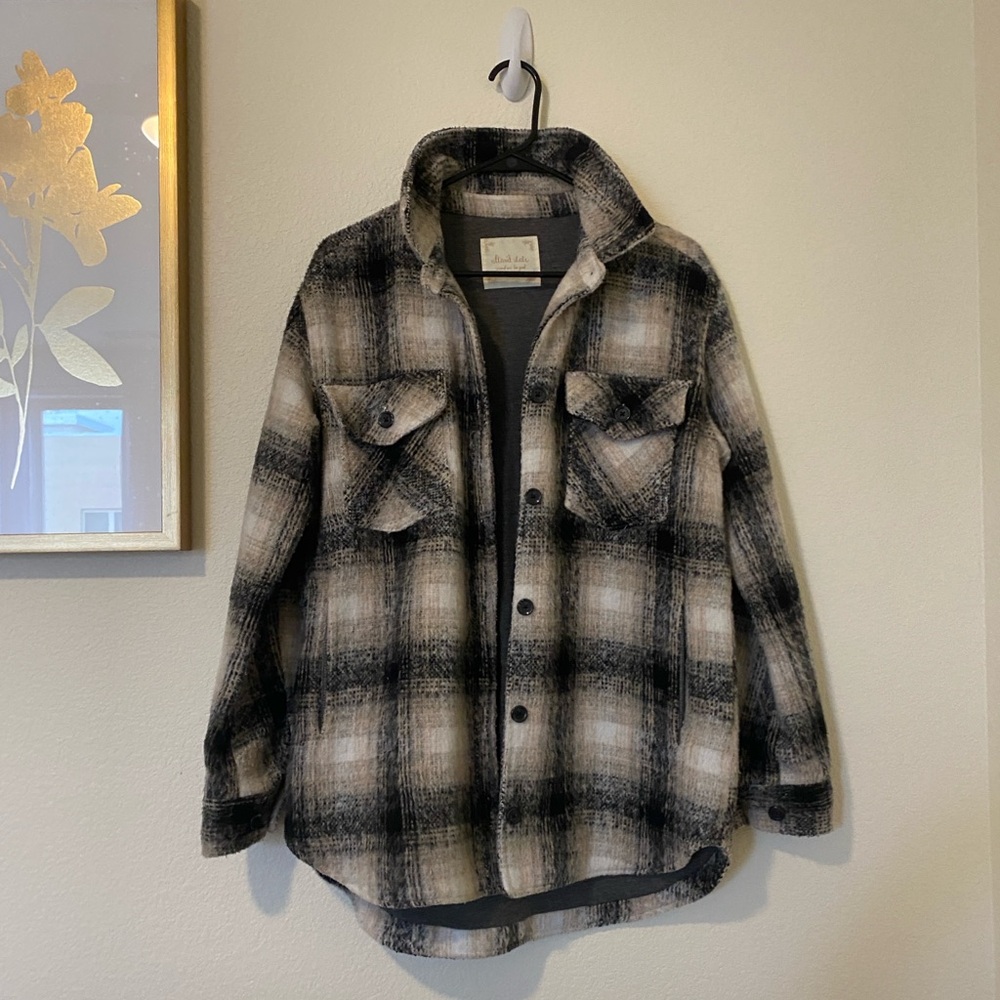 Alter’d State Fleece Flannel Jacket